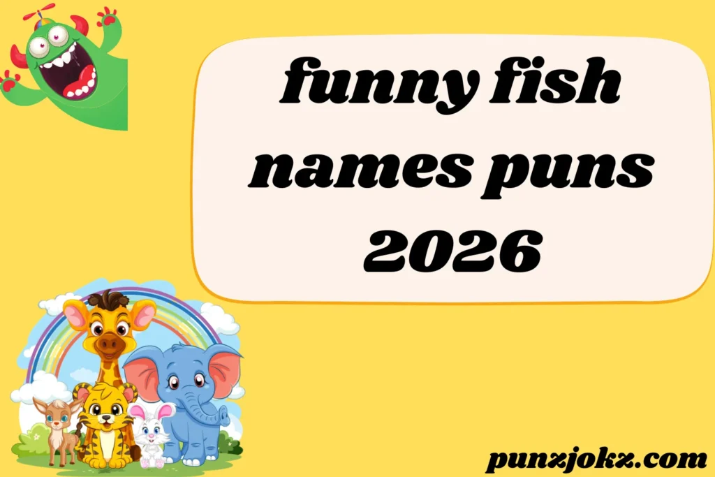 funny fish names puns