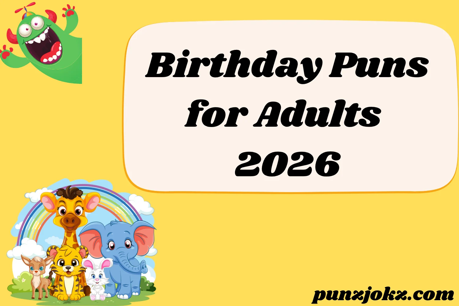 Birthday Puns for Adults