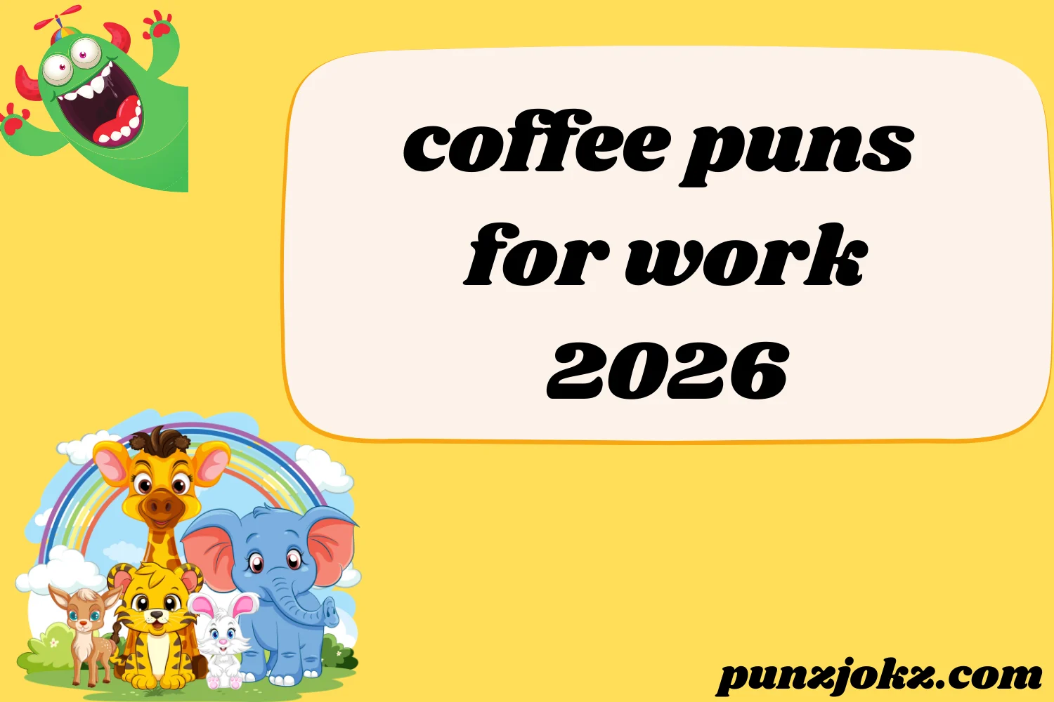 coffee puns for work