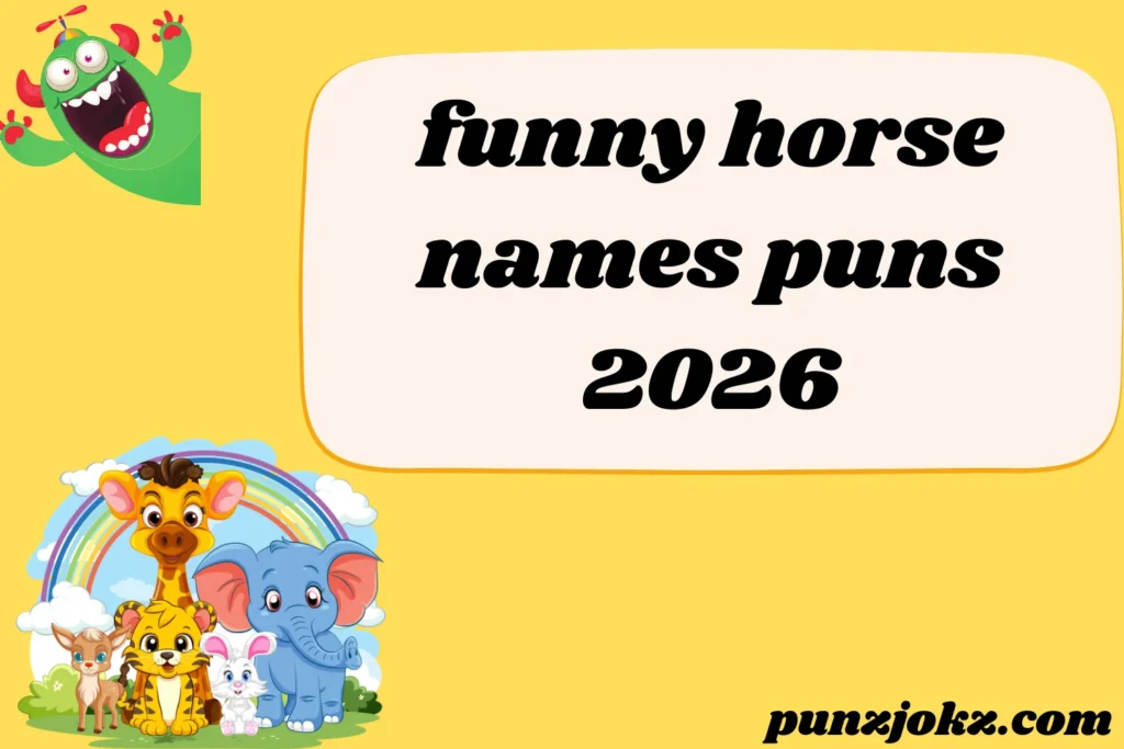 funny horse names puns