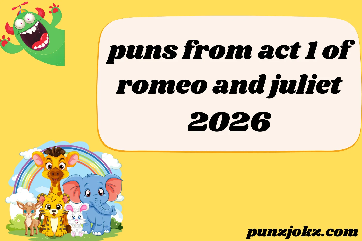 puns from act 1 of romeo and juliet