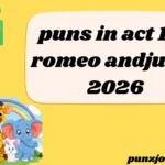 puns in act 1 of romeo and juliet