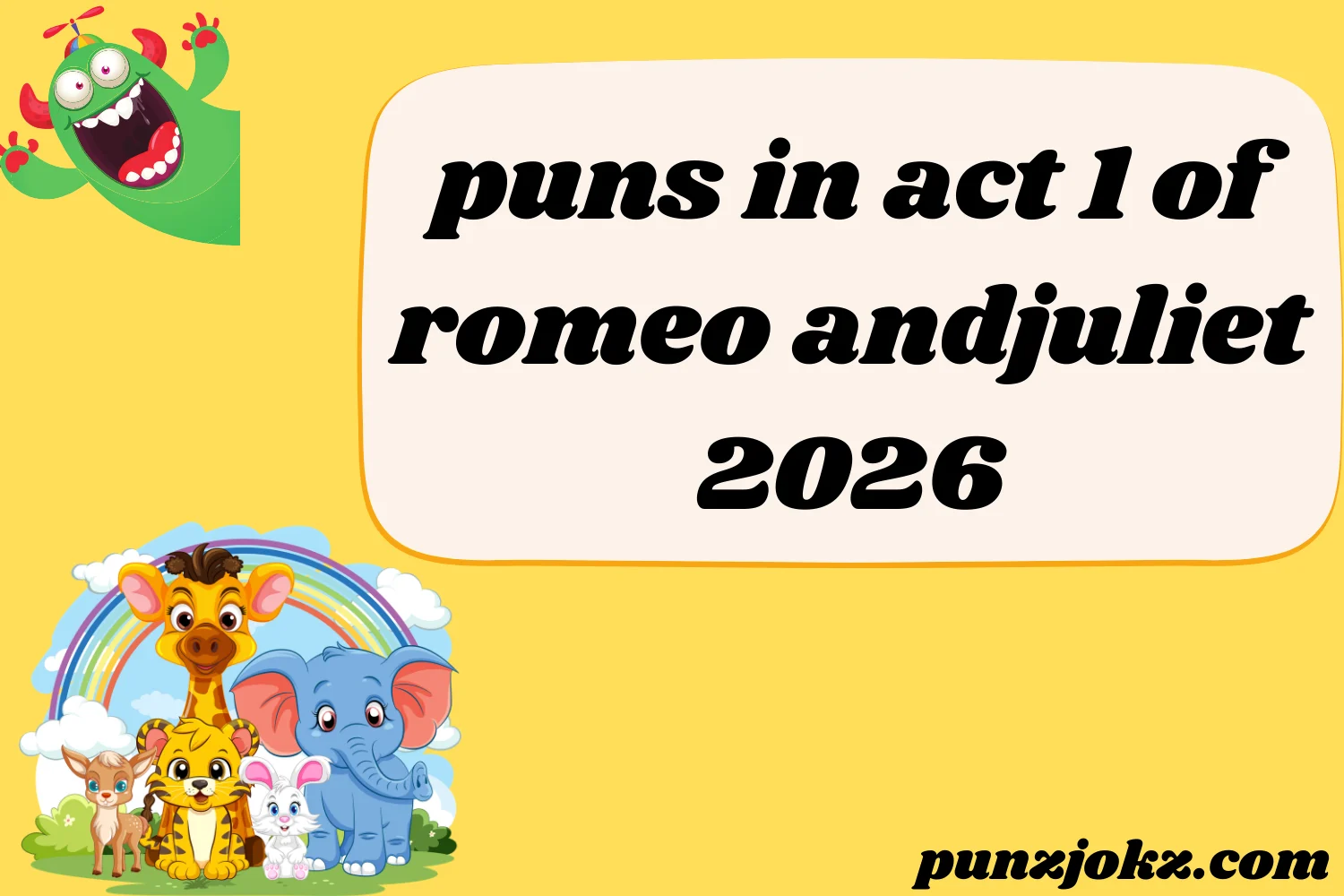 puns in act 1 of romeo and juliet