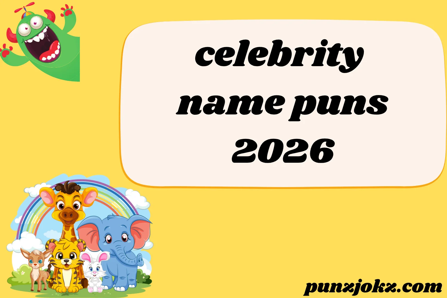 celebrity name puns