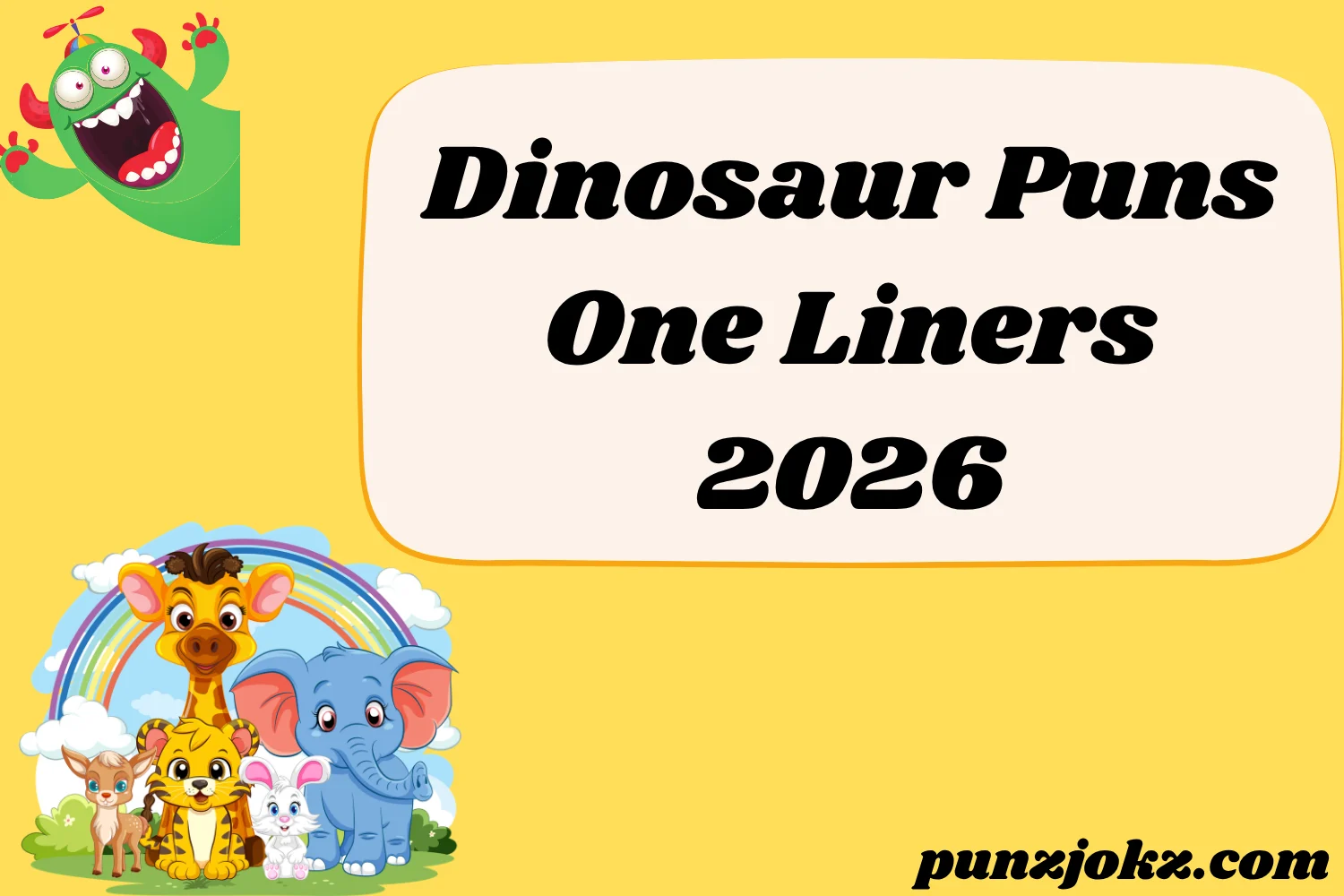 Dinosaur Puns One Liners