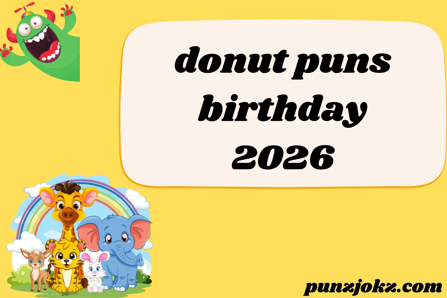 donut puns birthday
