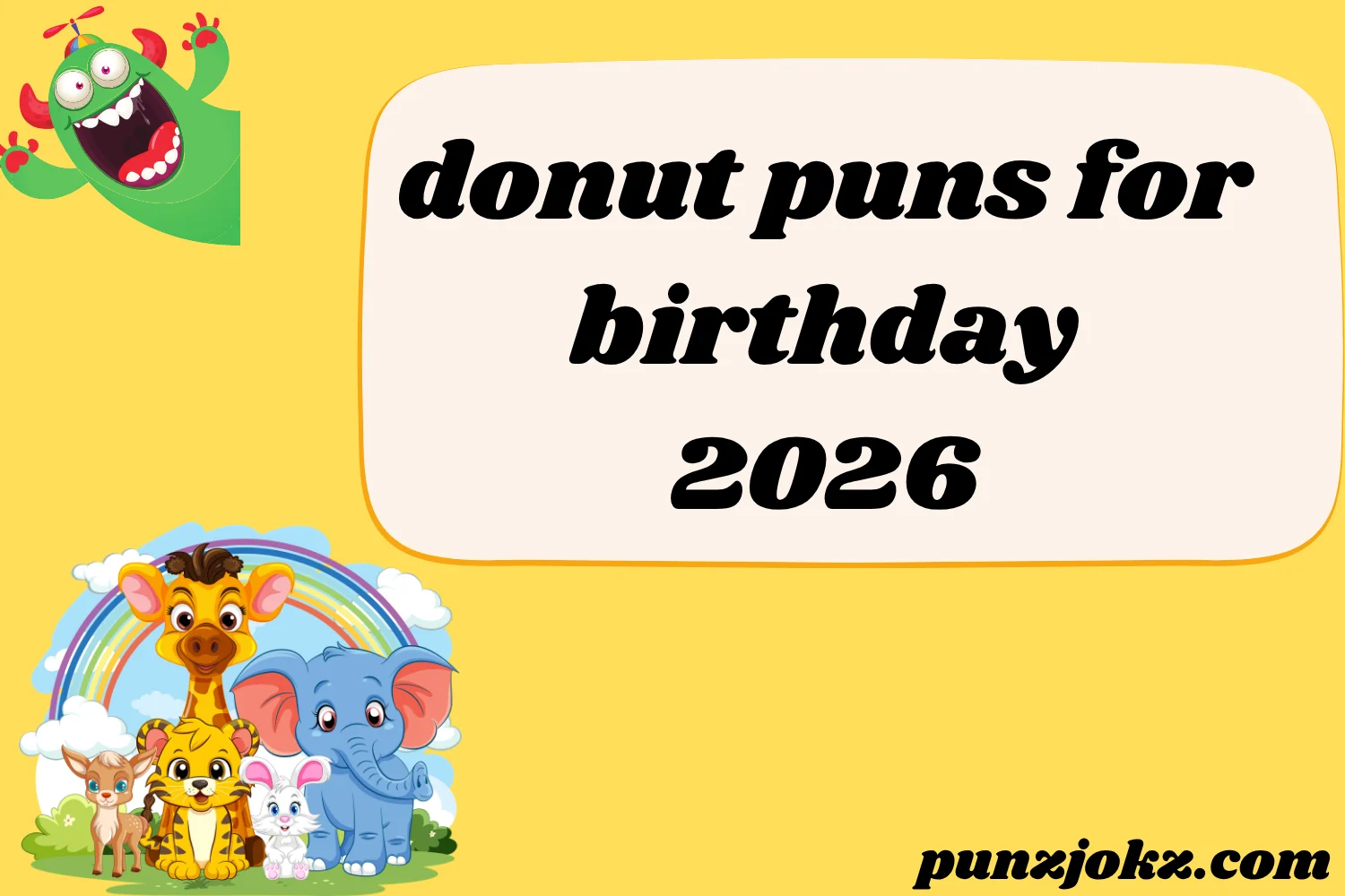 donut puns for birthday