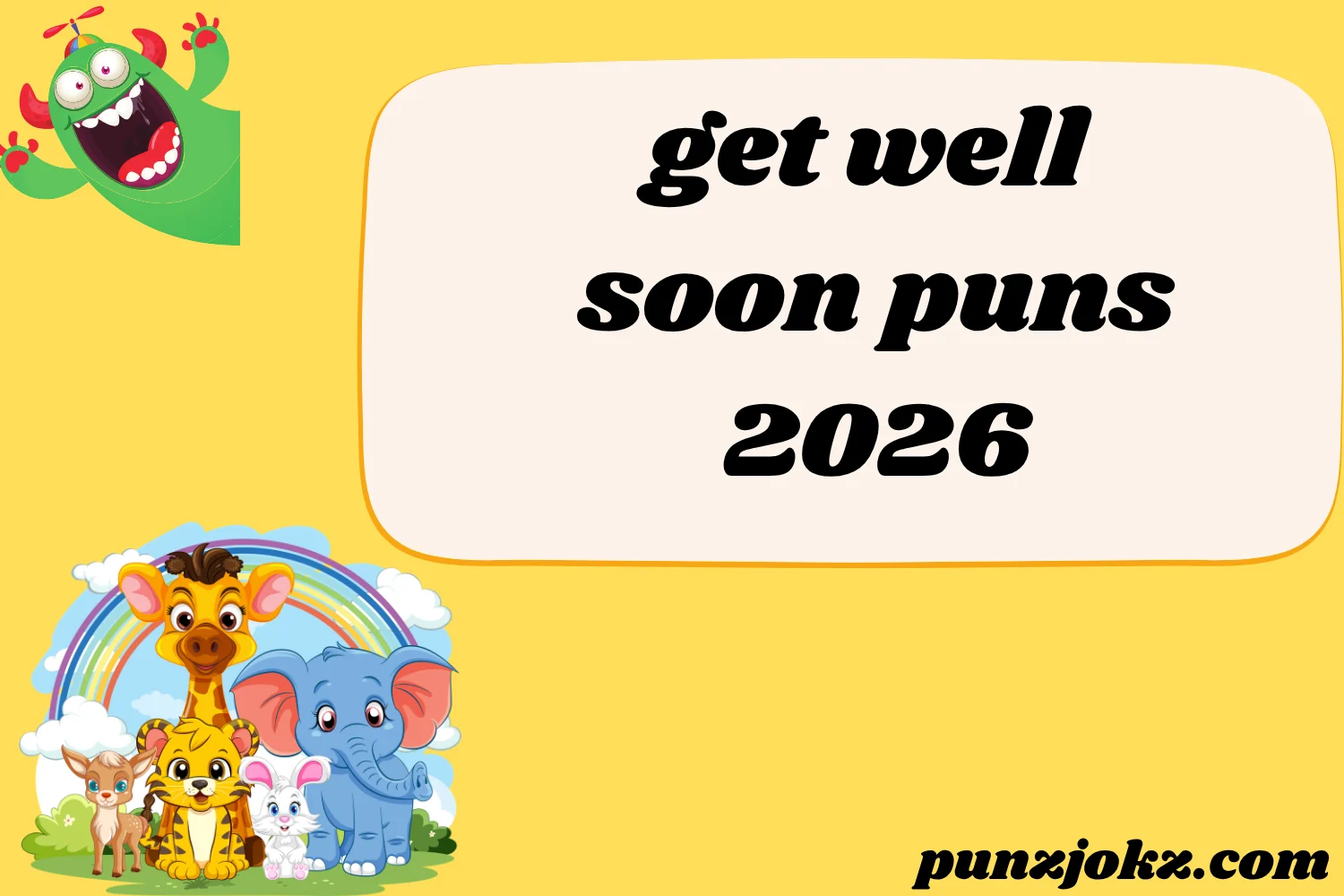 get well soon puns