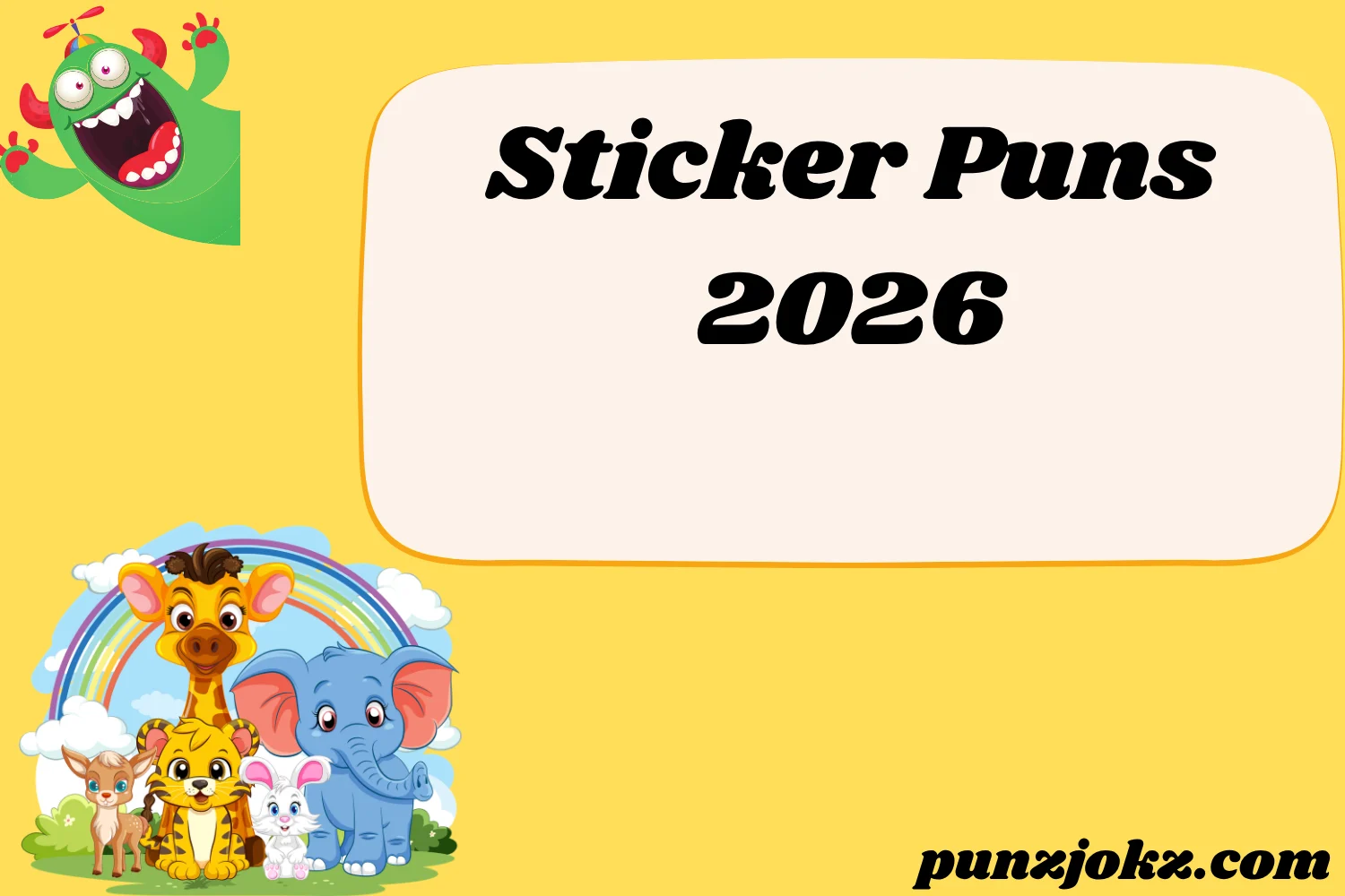 Sticker Puns