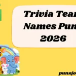 Trivia Team Names Puns