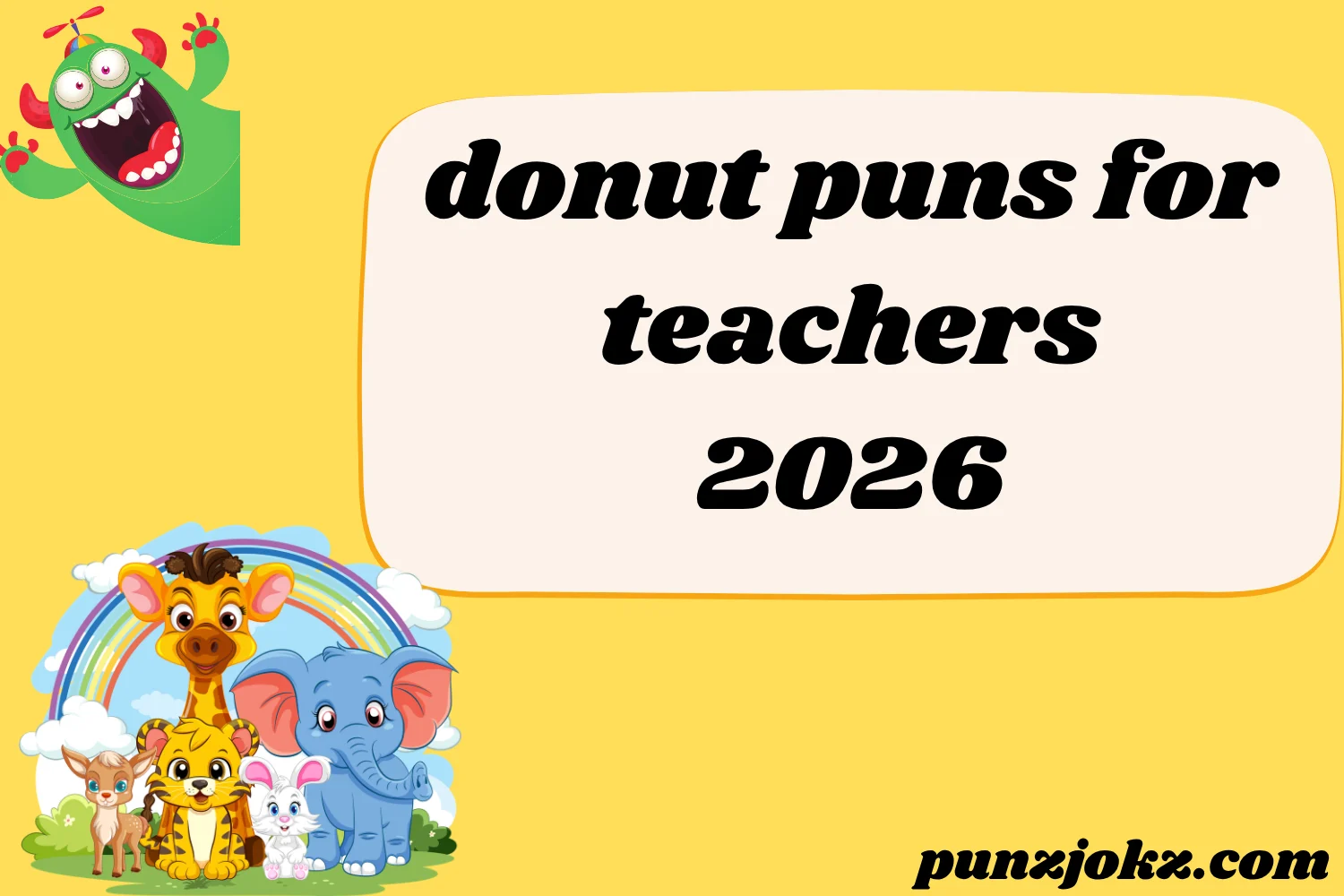 donut puns for teachers