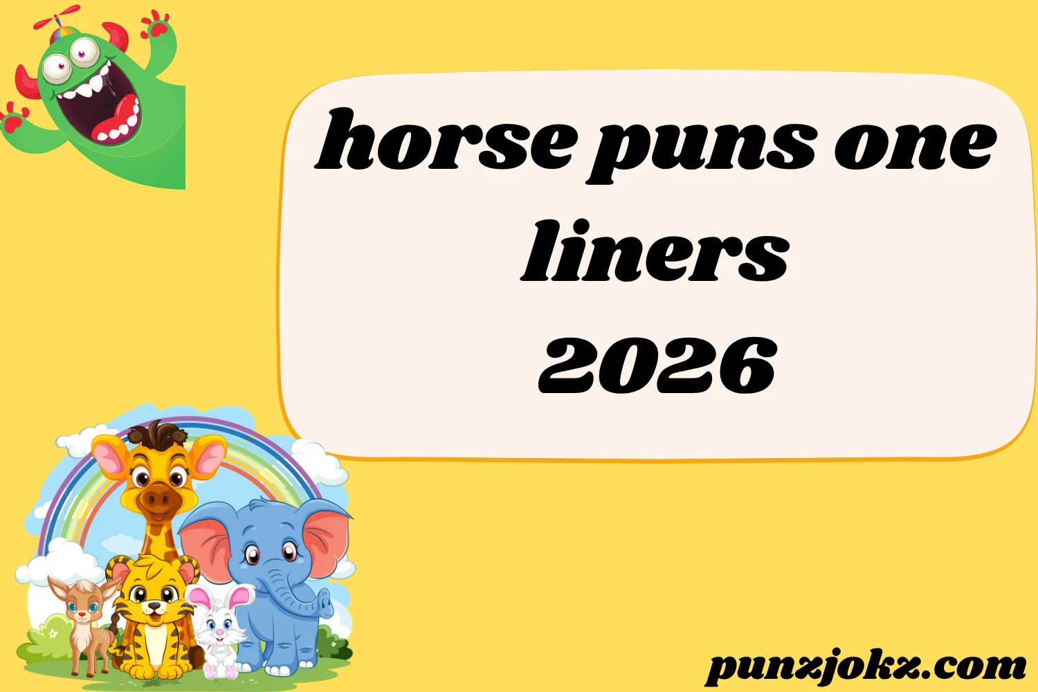 horse puns one liners