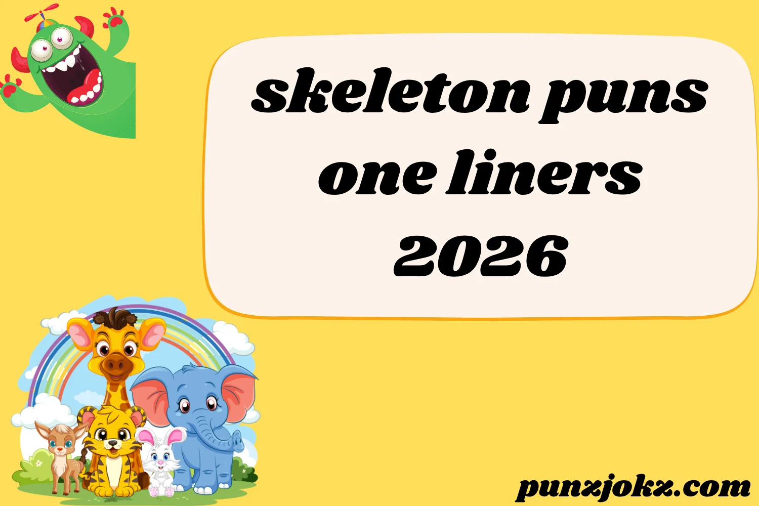 skeleton puns one liners