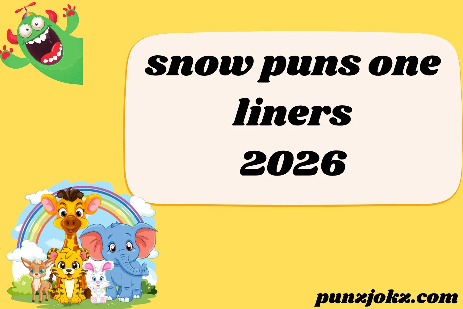 snow puns one liners