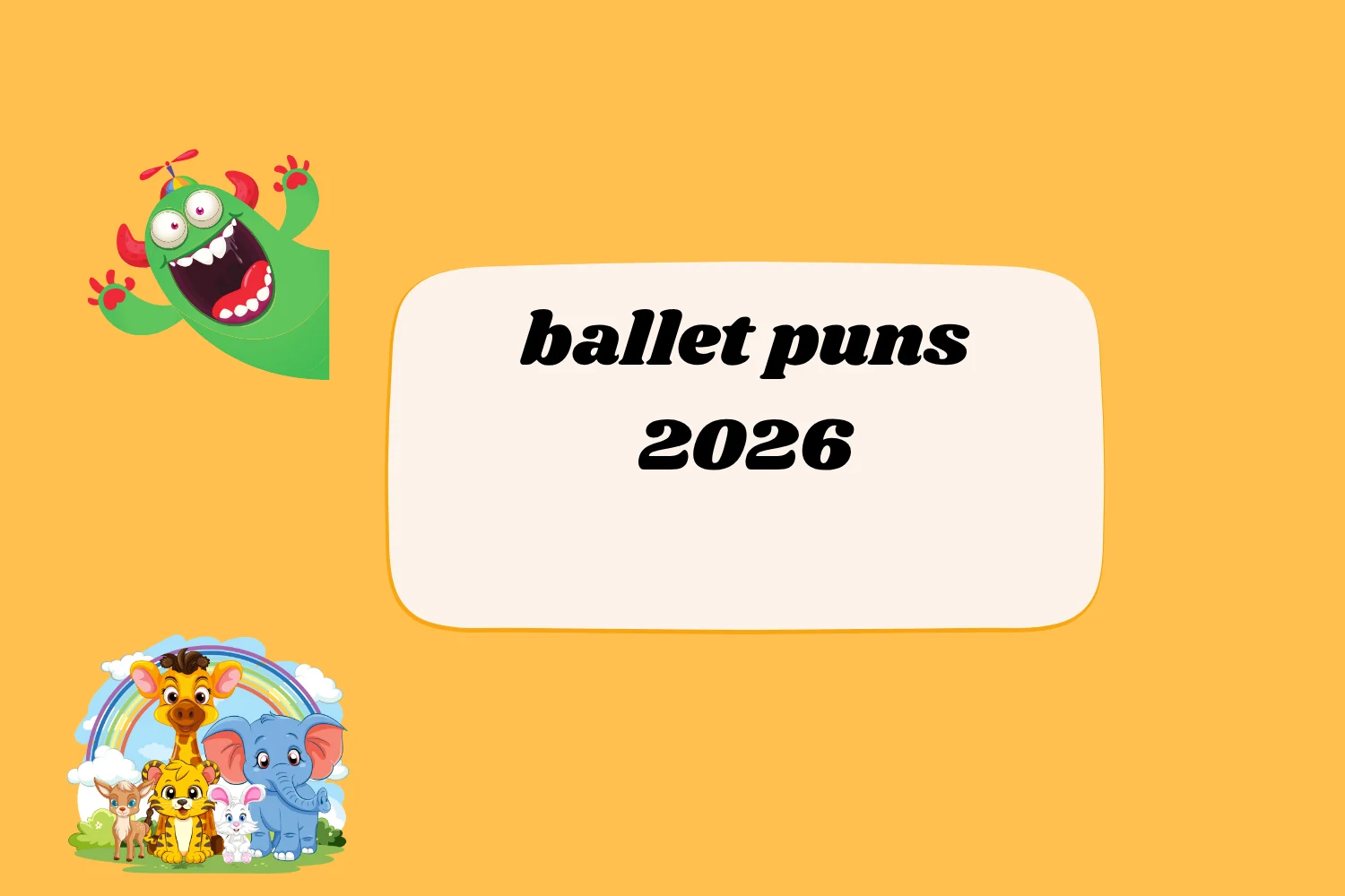 ballet puns
