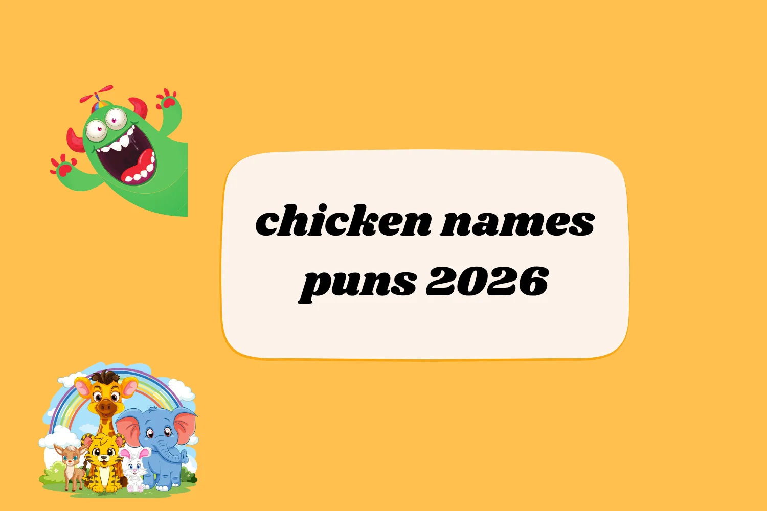 chicken names puns