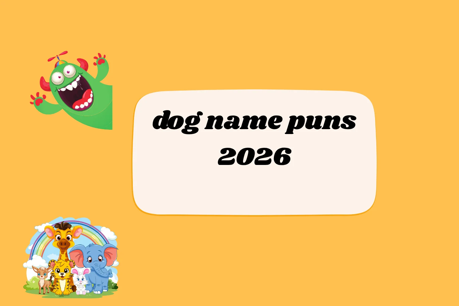 dog name puns