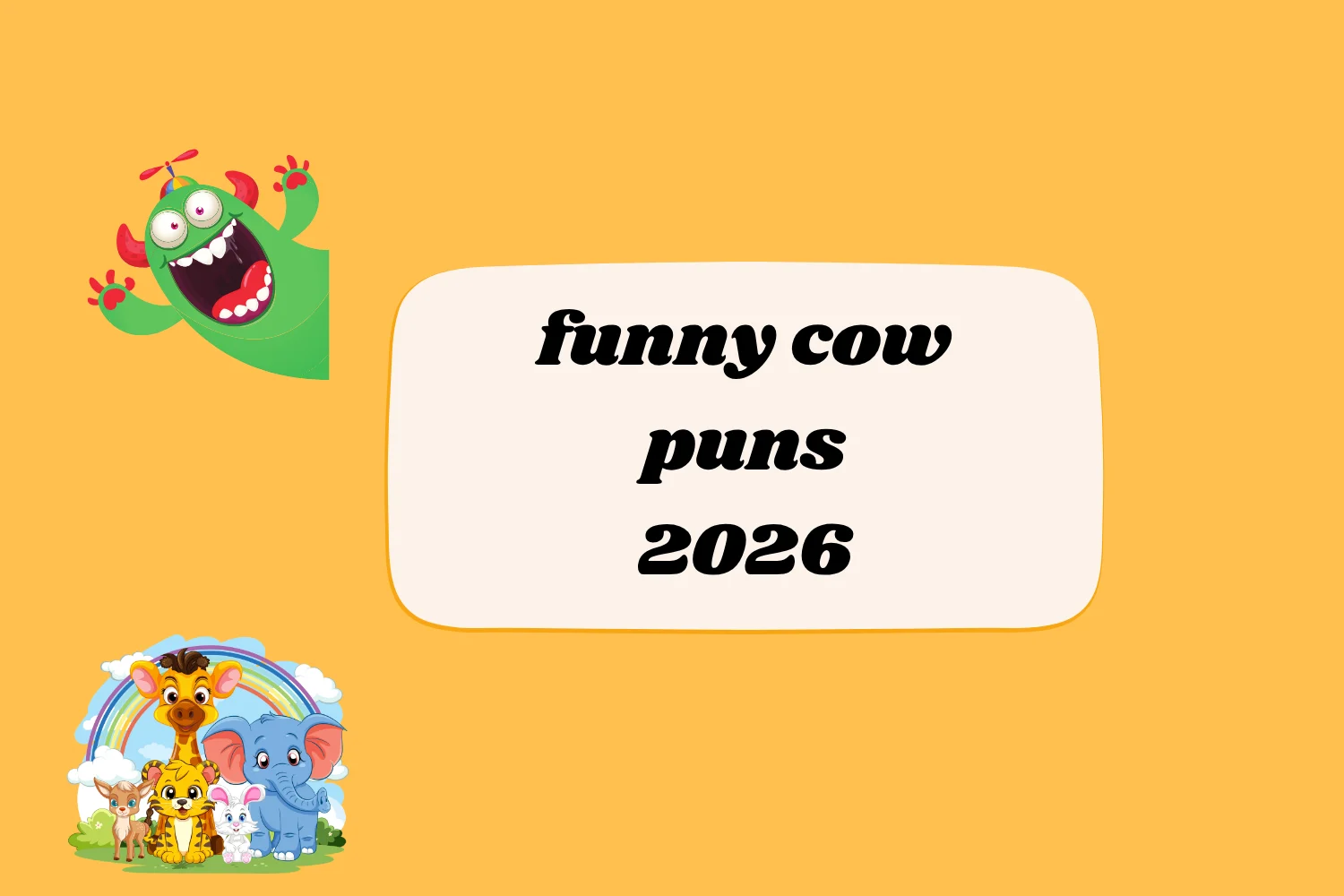 funny cow puns
